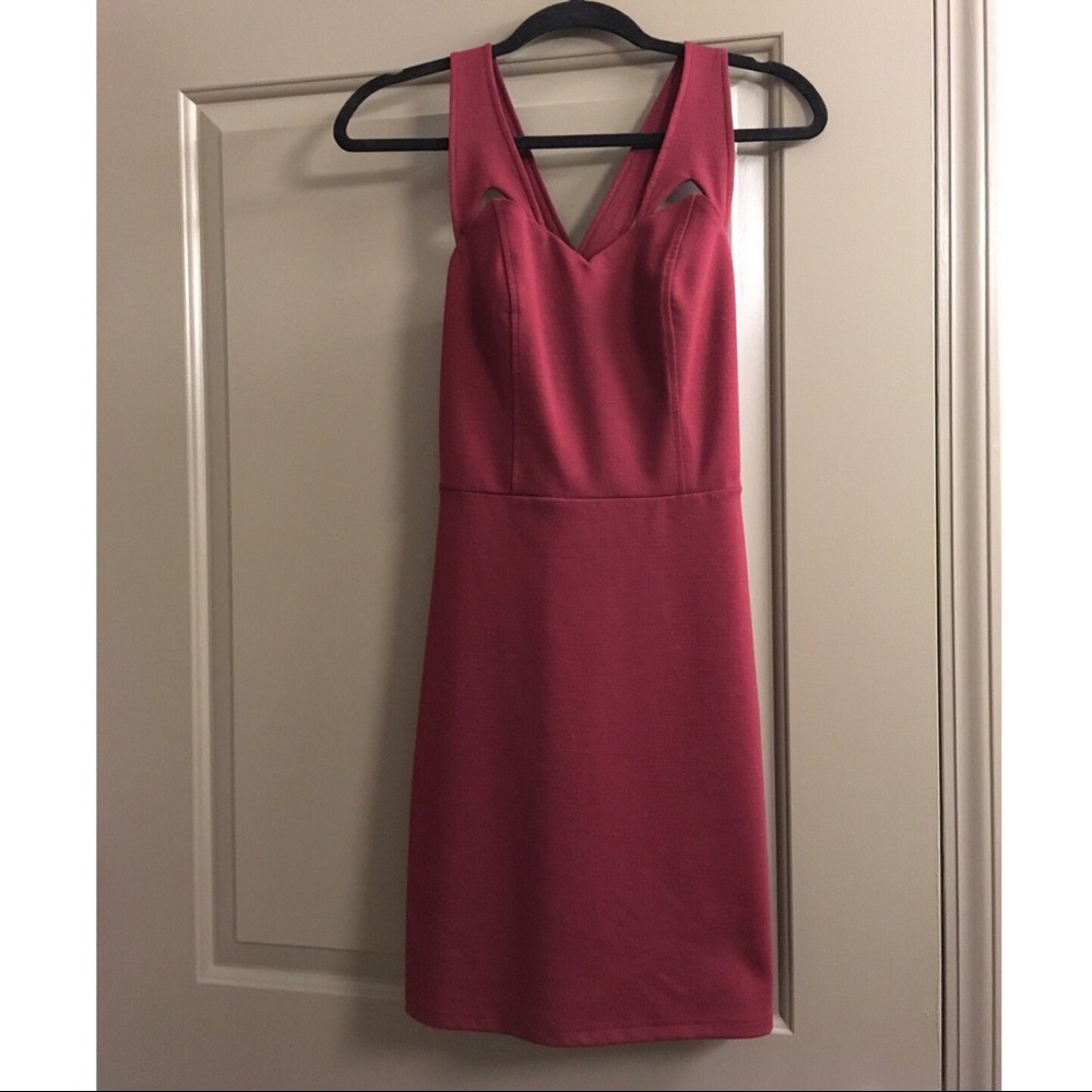 Burgundy Dress